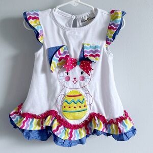 Rare Editions Easter Bunny Top Size 3/4